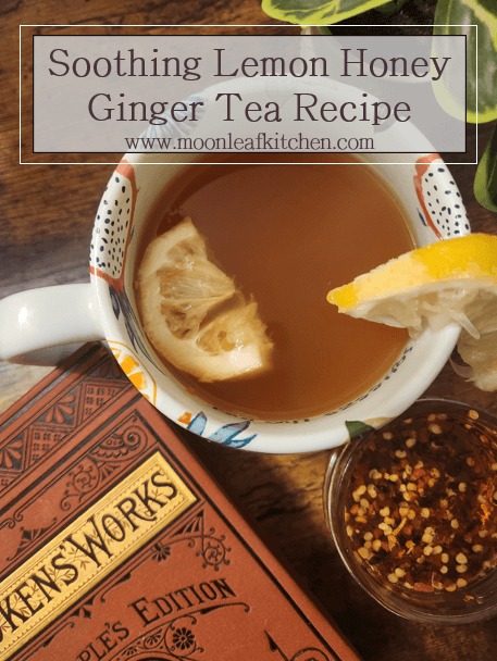 Lemon Ginger Honey Tea – Cozy & Soothing lemon tea pin