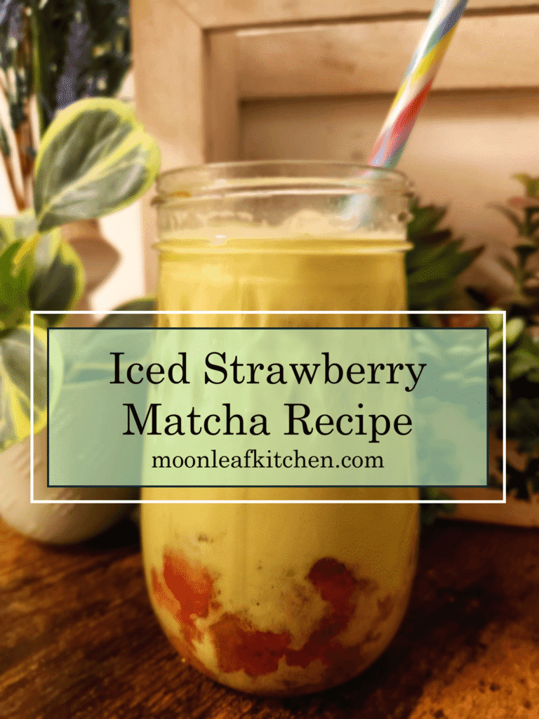 Strawberry Oatmilk Matcha Latte – Vegan matcha pin